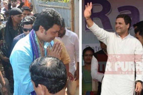 Clueless Biplab mocks Rahul Gandhi, â€˜How you will form Govt in Tripura BABU, no Congress MLA you have ?â€™ : Motormouth still unaware of majority BJP MLAs migration to Congress after LS Election